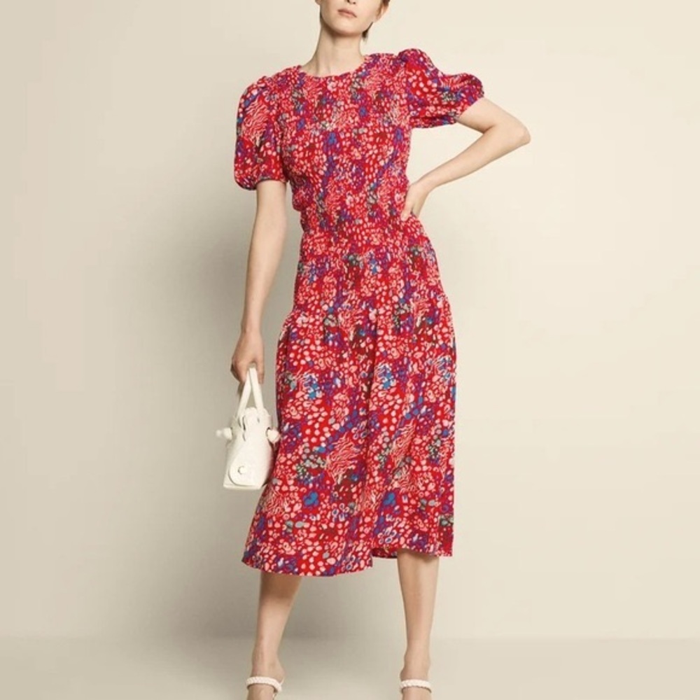 NEVER FULLY DRESSED NWT SPRING/SUMMER MIDI Scarlett Dress Sz 6